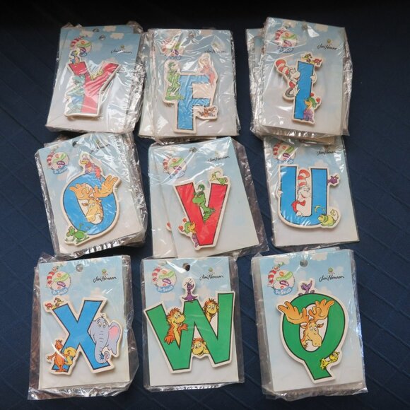 The Wubbulous World Of Dr Seuss 3in Wooden Lot 9 Jim Henson Cut Out PerJinkities - Picture 1 of 11